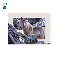 Novos produtos 5d imagem três d imagens lenticulares wolf 3d imagem lenticular