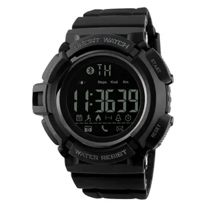 Skmei-reloj deportivo digital para hombre, pulsera con logotipo personalizado, podómetro, venta al por mayor, 1245