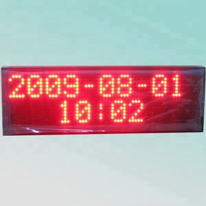 CE ROHS 100-240V P7.62mm 16X64pixel ป้ายโฆษณา LED สีแดงสีเดียวในร่ม - Product Image 1