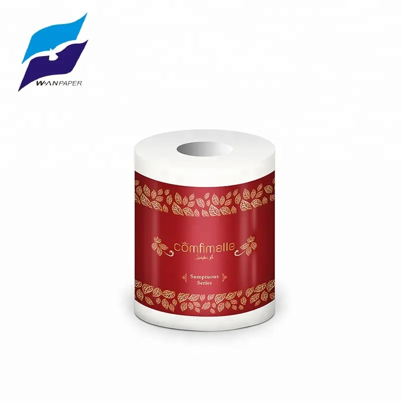 beauty printed high quality soft 3 ply hotel toilet paper for family