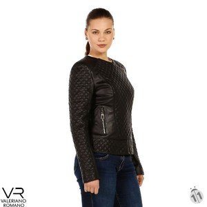 Chaqueta de Cuero Vacuno Original para Mujer, Marca Premium Valeriano Romano - Nueva Colección, Prendas Hechas en Turquía - Product Image 2