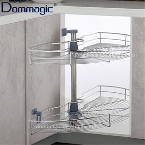 180 Circle Functional Lazy Susan Revolving Magic <strong>Corner</strong> Wire Kitchen Cabinet Cupboard Drawer Storage <strong>Baskets</strong> - Product Image 2