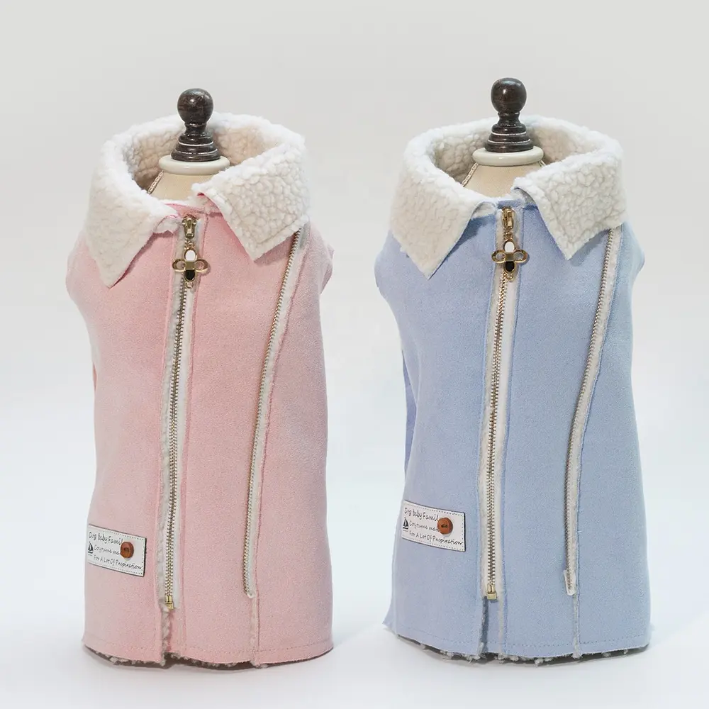 Vendita calda stile coreano vestiti caldi per cani all'ingrosso di alta qualità abbigliamento per cani giacca invernale moda animali domestici cani gatti cappotto invernale gilet