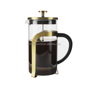 Venta caliente en <span class=keywords><strong>Amazon</strong></span> portátil pyrex francés prensa <span class=keywords><strong>cafetera</strong></span> y tetera 800 ml - Product Image 1