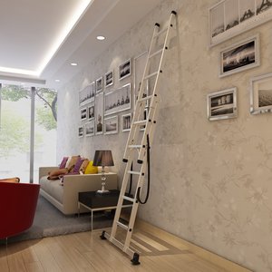 Aluminium 3 Manier Ladder Aluminium Multifunctionele Ladder Stap <span class=keywords><strong>Ladders</strong></span> - Product Image 2
