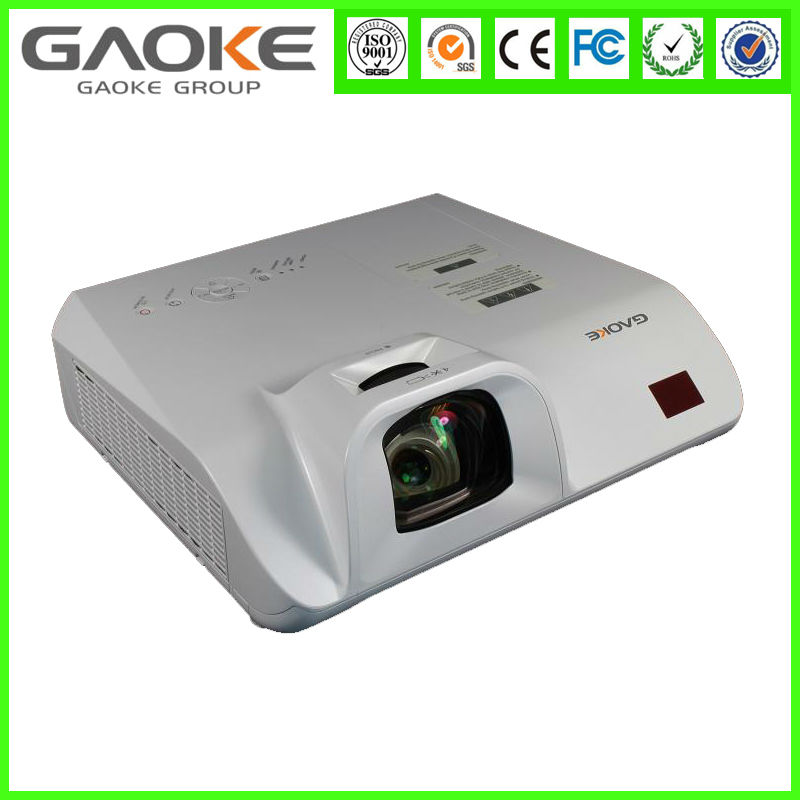 Gaoke GK645XS 1м 81inch применения в офисной образования 3200lumens Короткий бросок хороший ЖК 3LCD цену проектора