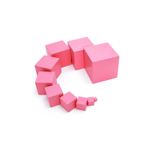 Giocattoli <span class=keywords><strong>Sussidi</strong></span> <span class=keywords><strong>Didattici</strong></span> Montessori di Legno Educativi Sugli Aiuti Alla Formazione Per Infantile Rosa Torre - Product Image 2