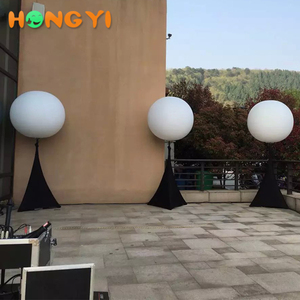 Höhenverstellbar Aufblasbare Stehenden Ballon Mit Pole Led-beleuchtung aufblasbare Lampe ballon Für Förderung - Product Image 1