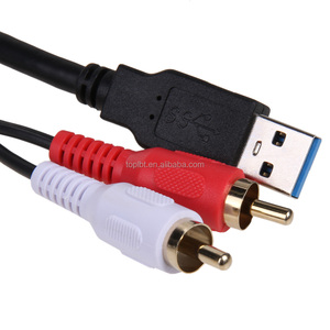 Extension AUX RCA paire torsadée montage encastré mâle à <span class=keywords><strong>femelle</strong></span> <span class=keywords><strong>Audio</strong></span> voiture style tableau de bord panneau câble pour haut-parleur Application - Product Image 4