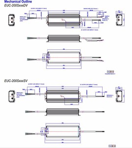CE KS KCC EAC Inventronics 115W-200Watts 200W High Power LED Driver IP67 Không Thấm Nước 450mA-6300mA 19-445V LED Ánh Sáng Cung Cấp Điện - Product Image 5