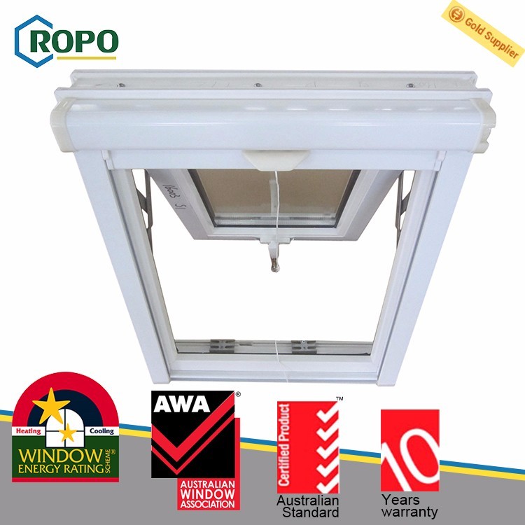 Chine ROPO Construction UPVC/PVC Auvent Fenêtre/Double vitrage PVC Fenêtre