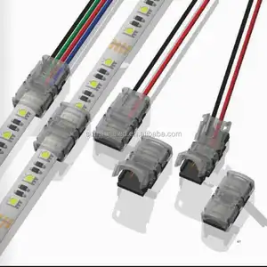 Nuevo tipo de conector para tira LED flexible de 8mm a prueba de agua