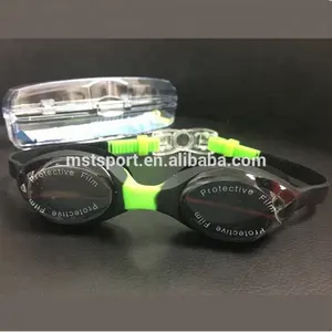 Lunettes de natation professionnelles, avec étui pour les enfants, protection anti-brouillard, livraison gratuite en chine