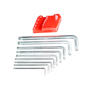 Dụng Cụ Cầm Tay Mạ CRV Bộ Chìa Khóa Torx Vuông Số Liệu 9PC Cờ Lê Ổ Cắm Hình Lục Giác - Product Image 3