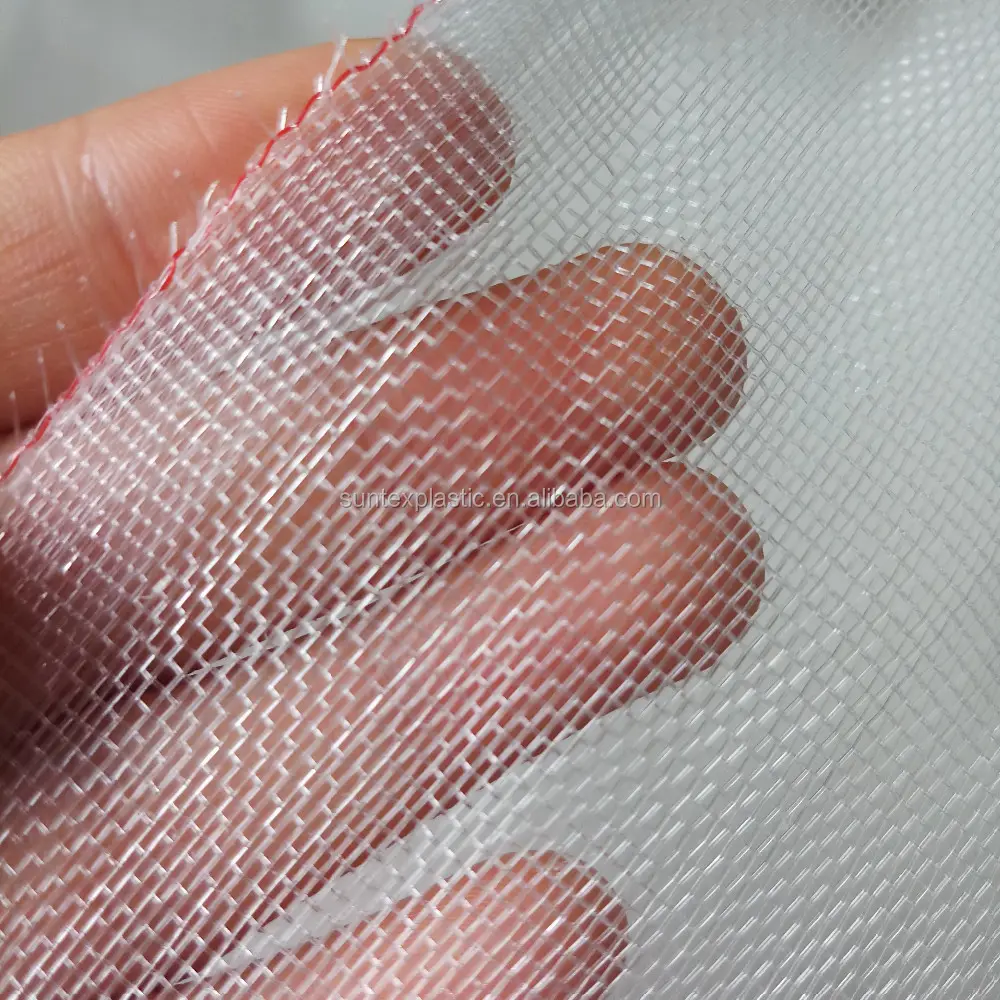 2*50m transparent hdpe plastic insect mesh netting agriculture ,50mesh 100gsm polyethylene greenhouse roof cover insect nets