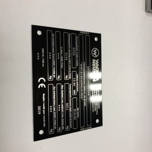 Industri Peralatan Logam Papan Nama Dicetak dan Terukir Aluminium/Stainless Steel Plat Nama dengan Merek Logo - Product Image 5