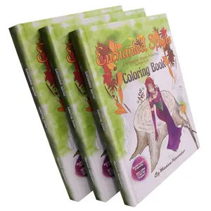 Impresión personalizada con tus propias ilustraciones libros para colorear de tapa dura para niños/niños