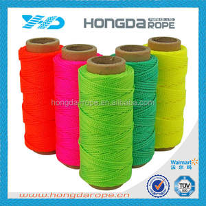 #18 ligne de pêche en <span class=keywords><strong>nylon</strong></span> 8 brins torsadés en <span class=keywords><strong>nylon</strong></span> fluorescent tress & maçonnerie torsadée ligne - Product Image 2