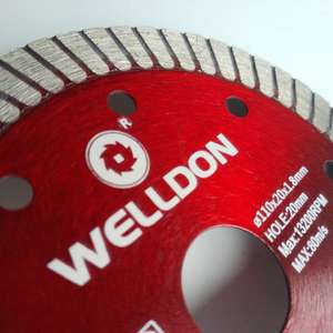 Welldon Granite Thông tư lưỡi cưa để cắt đá và sứ gạch kim cương công cụ gốm sàn gạch cắt Công cụ mài mòn - Product Image 3
