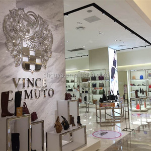 Comercial Venta Caliente Todo Tipo de Tienda Al Por Menor Montado <span class=keywords><strong>En</strong></span> la Pared Moderna Pantalla De Madera Bastidores de Zapatos - Product Image 6
