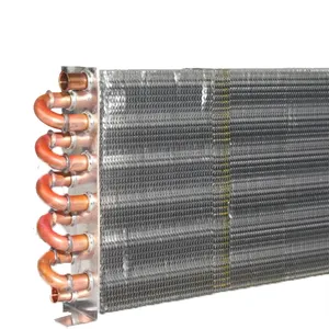 Tubo de cobre de aleta de aluminio Mini refrigerador condensador bobina