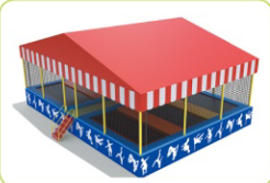 <span class=keywords><strong>Trampoline</strong></span> de saut à l'élastique de parc de <span class=keywords><strong>fitness</strong></span> commercial de grande taille pour enfants adultes de grande taille - Product Image 2