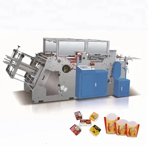 Manufacturing lunch box Making Machines For Small Business Ideas, Semi Automatic High paper Food Pizza Box Making Machine