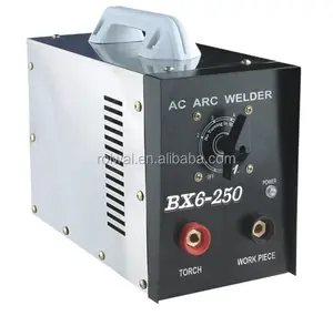 Rolwal MMA/Arc AC BX6-250 Stainless Steel Mesin Las Inversor Mesin Solda Soldadora