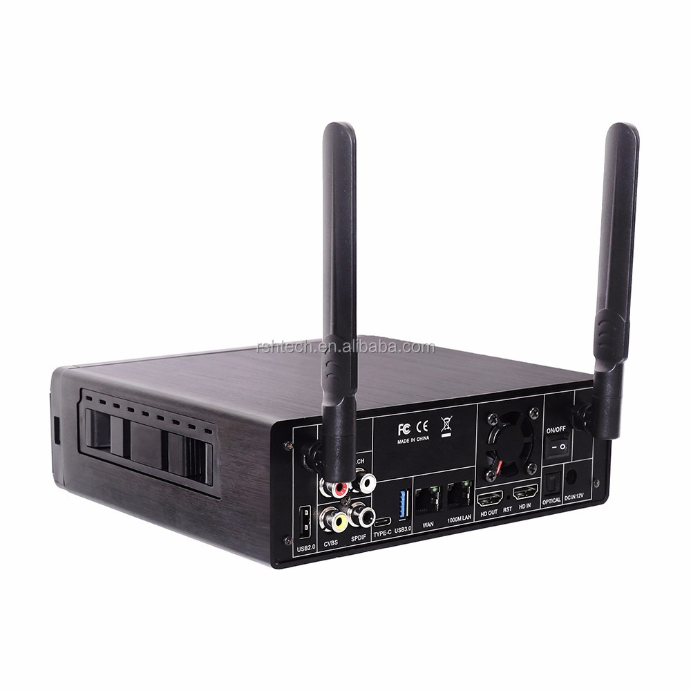 Nouvelle arrivée Android tv box Realtek RTD1295 Kodi 16.1 Android 6.0 OS Smart TV Box Set top box fabricants maison forte