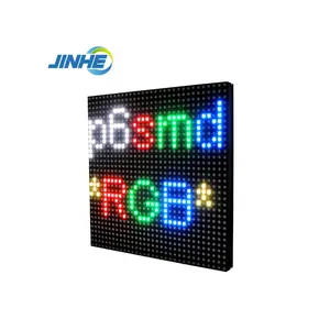 P6 Led Display Panel Iklan Kolam RGB Listrik Billboard Led Tampilan Modul