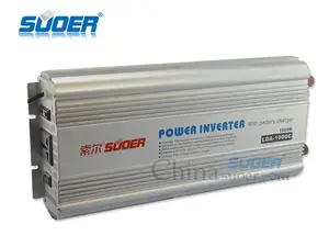 Suoer 1000w инвертор 12v 230v инвертор с зарядным устройством 20a с се& денег