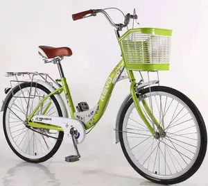 库存公路自行车24英寸城市自行车钢山地自行车男子定制铝合金PU泡沫CP合金轮毂卡钳和带式制动器