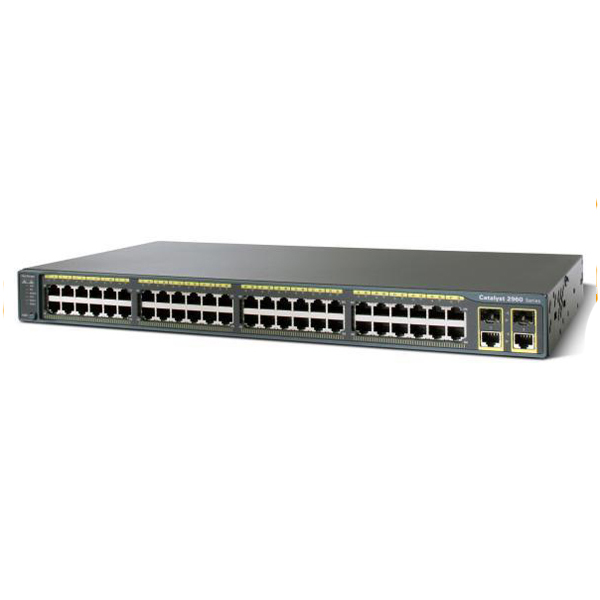 Original Used 2960 Series 48 port WS-C2960-48PST-L POE network switch