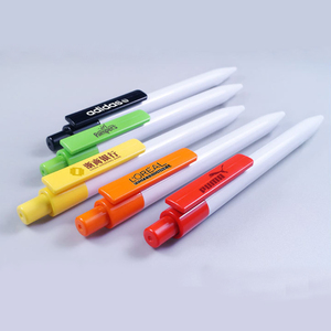 Bolígrafos de plástico para oficina y escuela, bolígrafos con logotipo personalizado, marca de la <span class=keywords><strong>empresa</strong></span>, impresión de plástico, regalo - Product Image 3