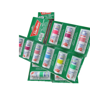 Giảm giá 6 cái/lô Thái Lan poy-sian chống mệt mỏi Máy hút mũi <span class=keywords><strong>inhaler</strong></span> - Product Image 6