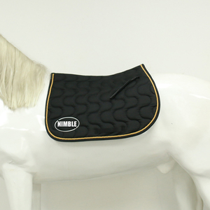 Tapis de selle anglais tout usage pour <span class=keywords><strong>cheval</strong></span> Tack Tissu respirant avec <span class=keywords><strong>laine</strong></span>, coton et polyester Remplissage Jumping Trail Riding Eventing - Product Image 6