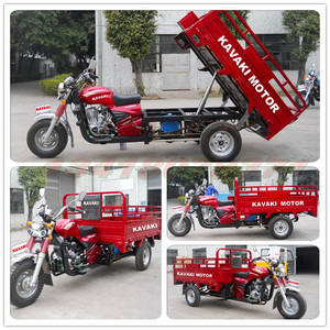 200cc volcado automático Tri carga motocicleta/Triciclo utilizado kavaki - Product Image 2