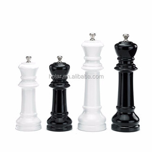 [Holar] Bộ Máy Xay Muối Và Hạt Tiêu Thiết Kế Cờ Vua Đen Trắng Độc Đáo Của Đài Loan - Product Image 3