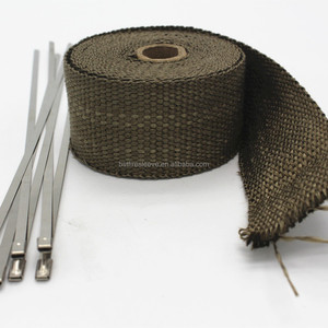 <span class=keywords><strong>Cinta</strong></span> Aislante de <span class=keywords><strong>Escape</strong></span> de Titanio Resistente al Calor, Material Ignífugo, Fabricante Chino - Product Image 3