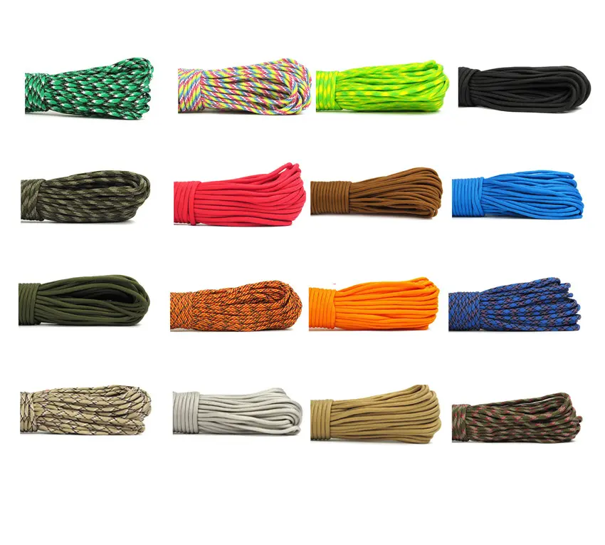 100ft 4ミリメートル5/32 "Type III Multi目的Outdoor Camping Commercial Grade 550 Lb 9 Strand Lanyard Parachute Line Rope Cord