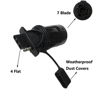 Towpower 74127 Nhựa 7-Cách Flat <span class=keywords><strong>Blade</strong></span> Trailer End Nối - Product Image 3