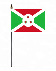 Banderas ondeantes personalizadas de 100% poliéster <span class=keywords><strong>Burundi</strong></span> impresas digitalmente para seguro automotriz uso educativo agrícola - Product Image 5