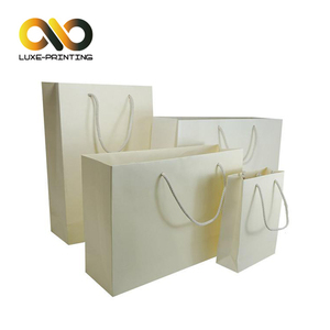 Moda azul color Conjunto de 4 tamaño papel de alta calidad zapatos de compras bolsa de regalo - Product Image 5