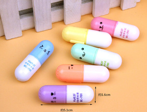 Rotuladores en forma de Mini píldora de alta calidad para escribir, marcadores con Graffiti facial, papelería coreana, útiles escolares - Product Image 3