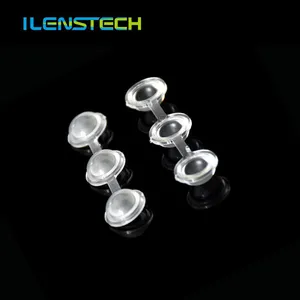 Ilenstech 5050 backlight led tv lens 160 degree 3 in 1 pmma lens 12mm diameter for advertising signage