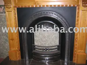 Cast Iron Fireplaces with Granite Hearthes