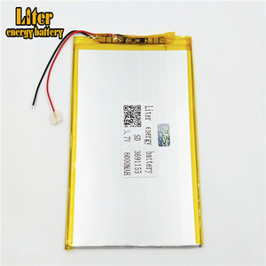 Wholesale ultra thin <strong>3</strong>,7 V 3691155 6000 mAh LiPo battery rechargeable lithium ion polymer - Product Image 1