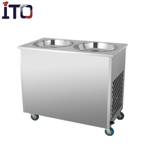 RI-A22 Tailandia Freír máquina de helados con doble bandeja - Product Image 2