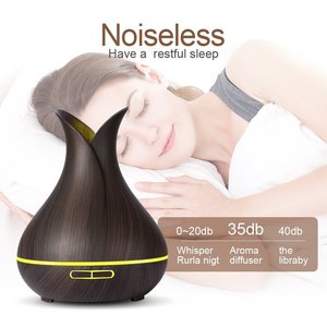 常夜灯付き家庭用のアップグレードされたリモコン6in1アロマセラピー空気加湿器 - Product Image 6