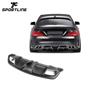 C117 W117 FRP Diffuser Udara Belakang, untuk Mercedes Ben Z Cla250 Cla45 Cla